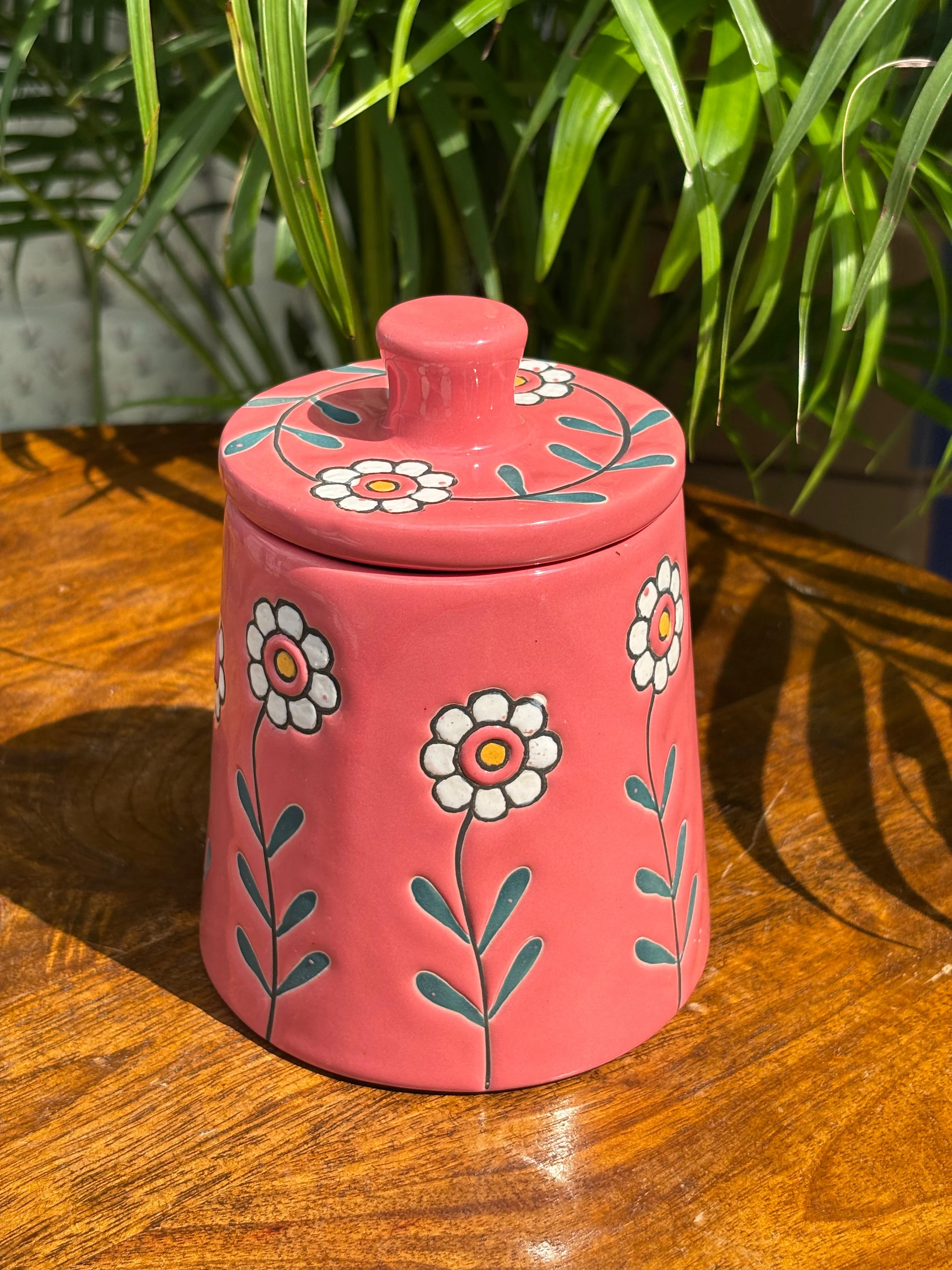 Bloom Pink Glasses & Jar Combo Set (Set of 3) - Image 2