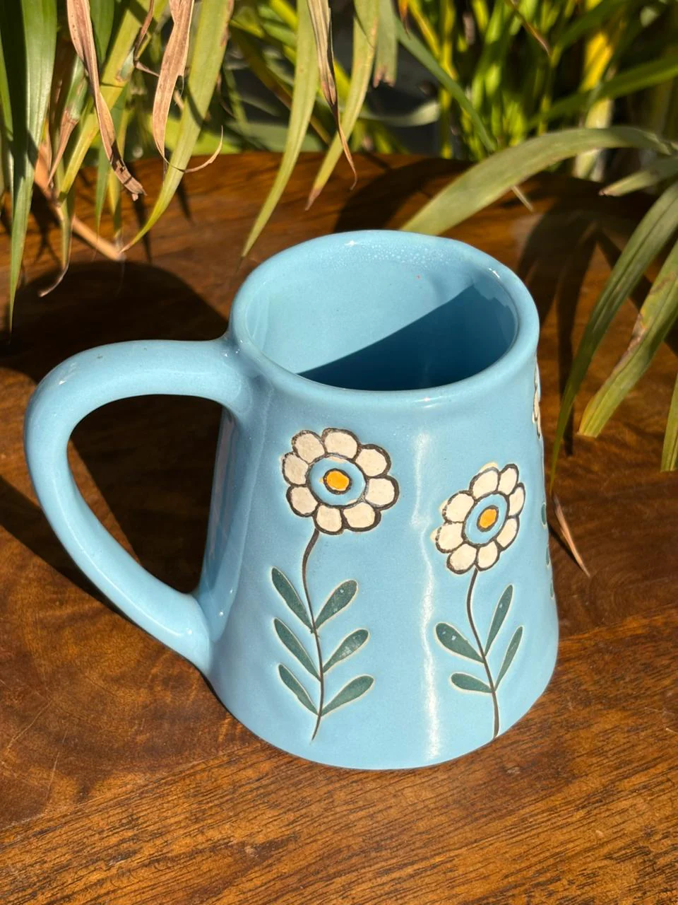 Blue Daisy Dew Mug