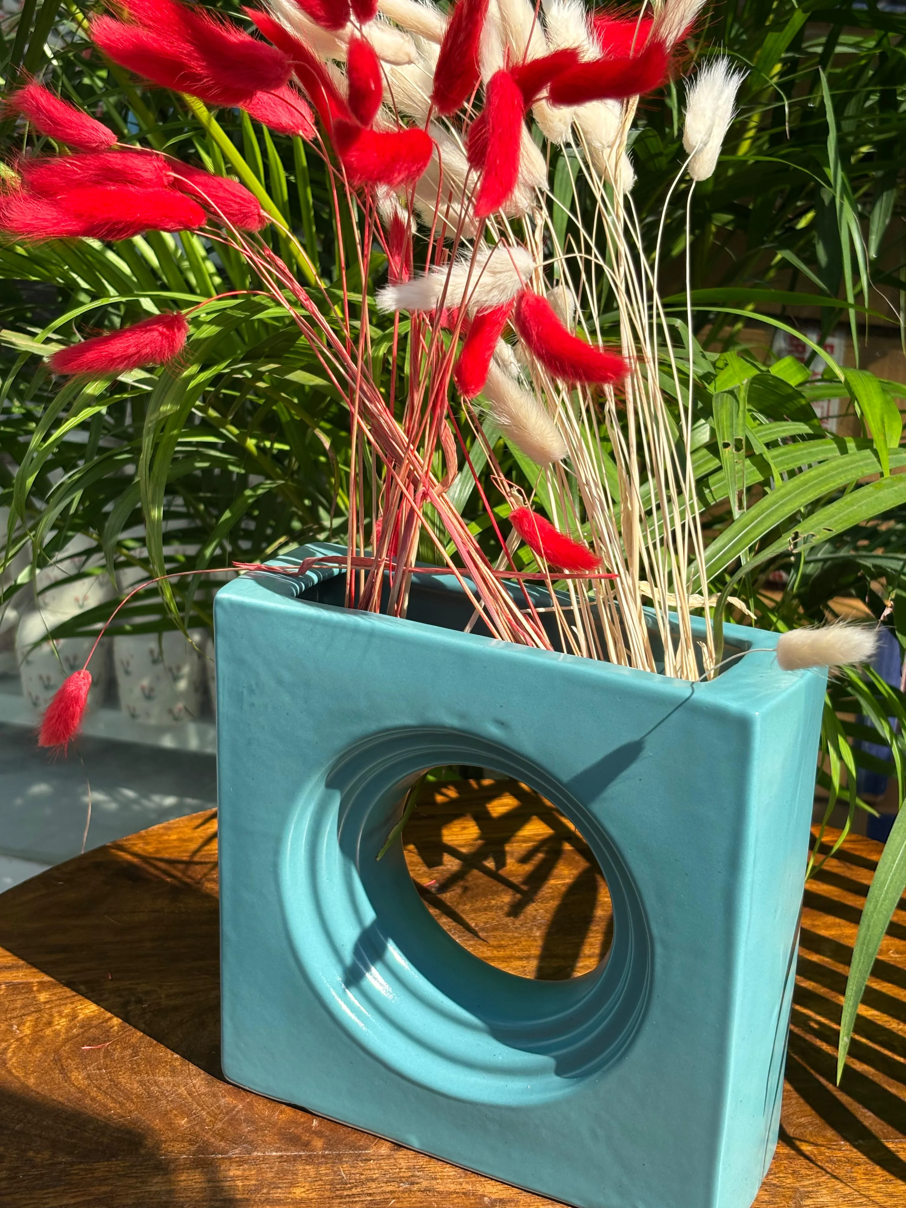 Blue Ocean Circle Vase - Image 2