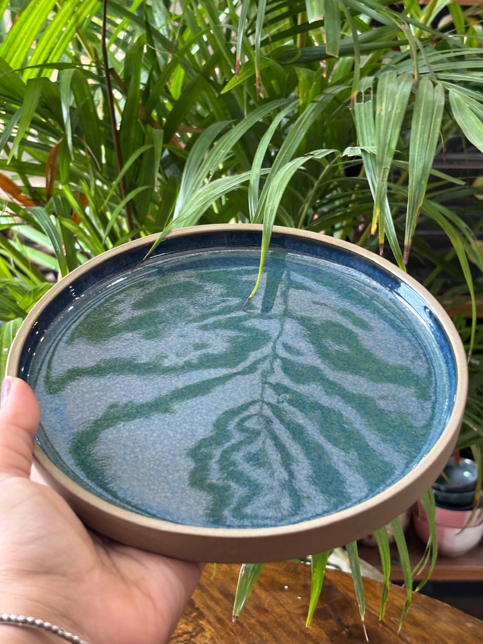 Blue Round Platter - Image 2