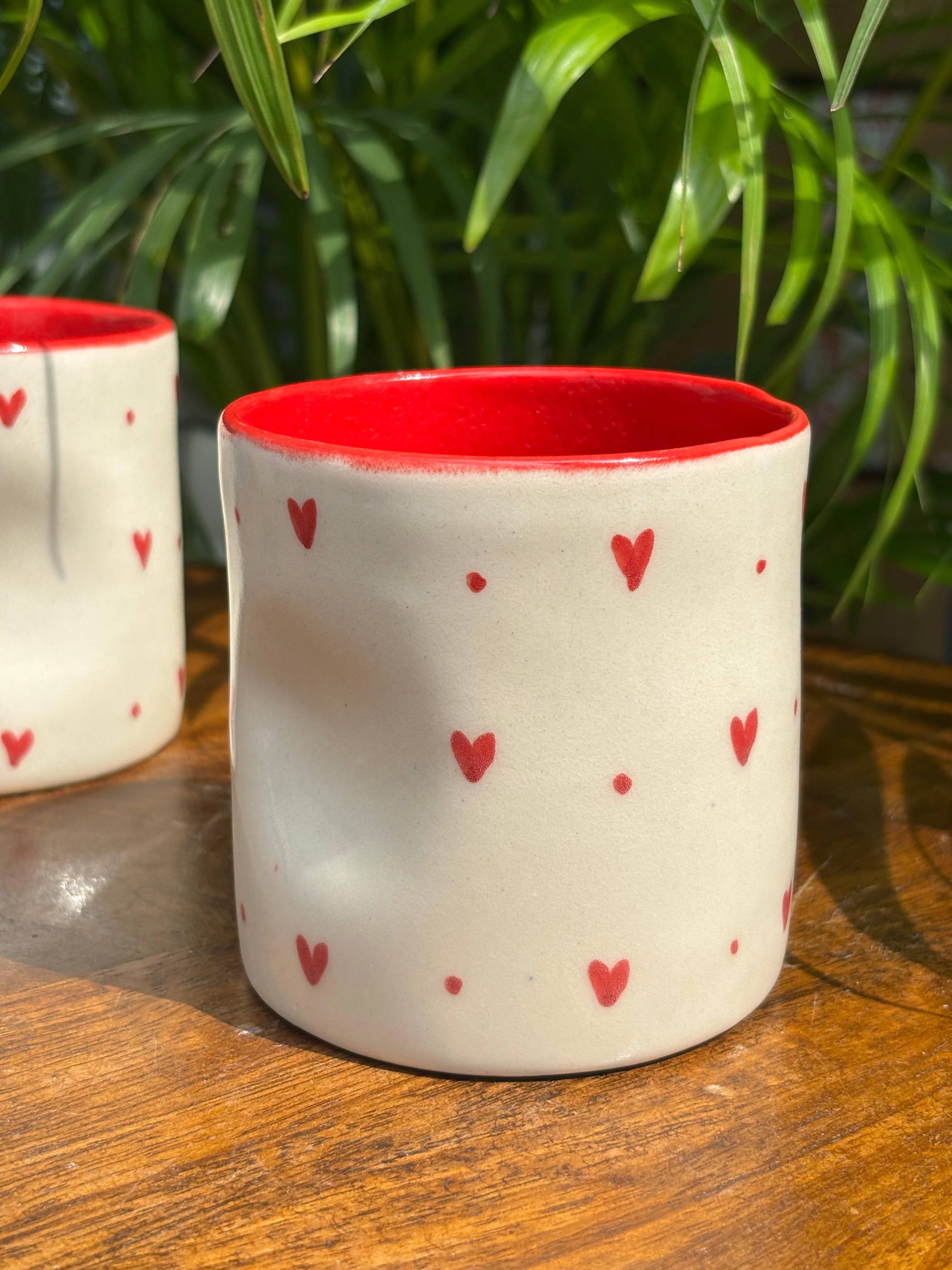 Blush of Hearts Candle Jars/ Water Glasses Combo (Set of 3) - Image 4