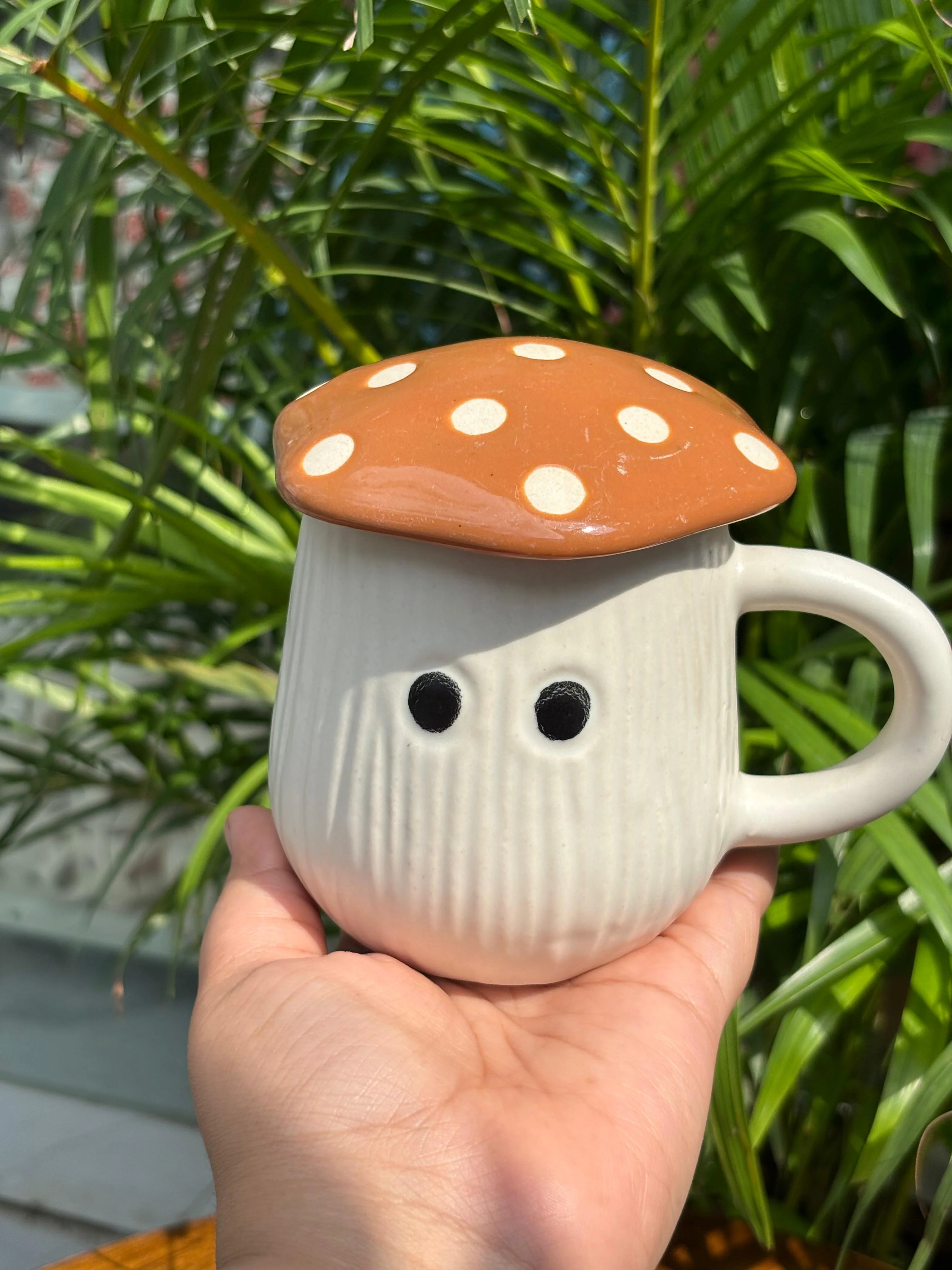 Mushroom Magic Coffee Mugs Combo with Lid (Set of 3) - Image 3
