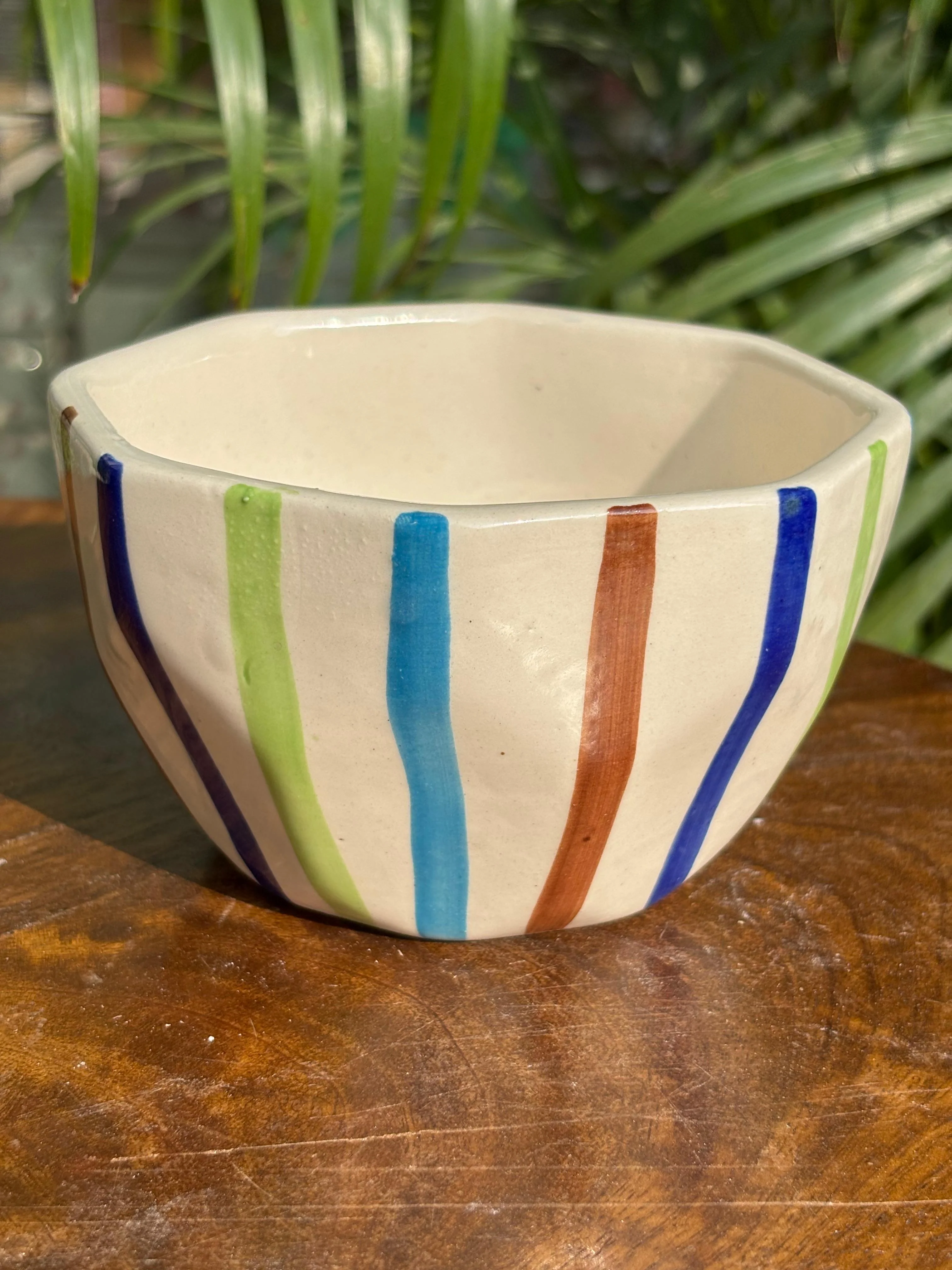 Colorful Lines Pinterest Snack Bowl - Image 2