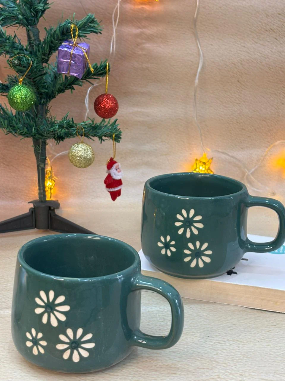 Cozy Daisy Mug-Green - Image 3