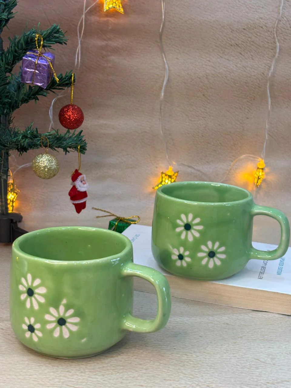 Cozy Daisy Mug-Pastel Green - Image 3