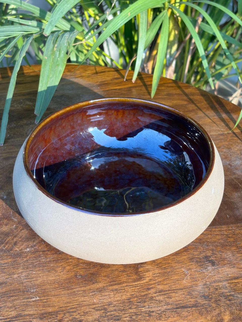 Amber Royale Glaze Snack/Serving Bowl - Image 3