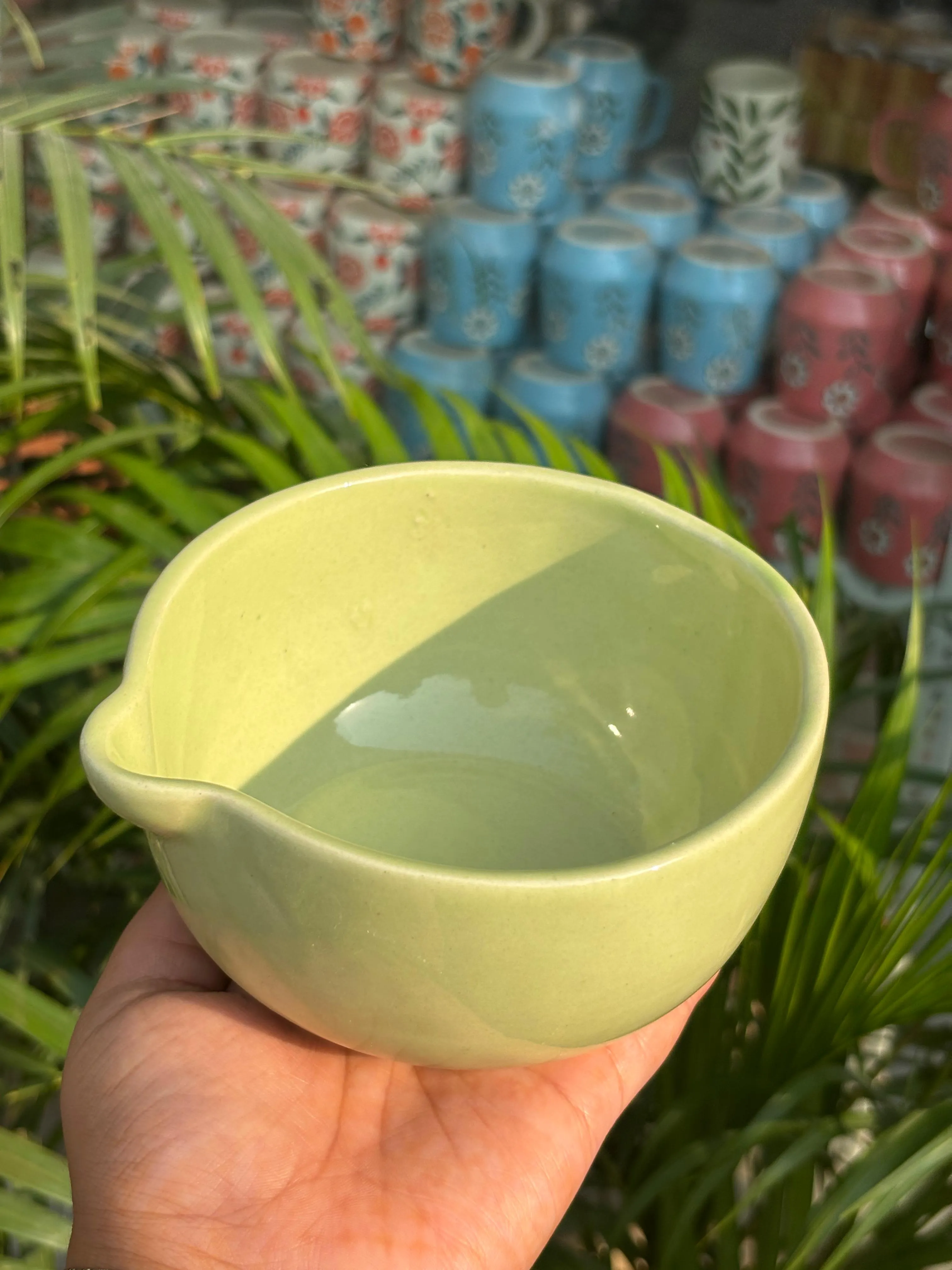 Green Mist Matcha Bowl & Whisk Holder Set - Image 3