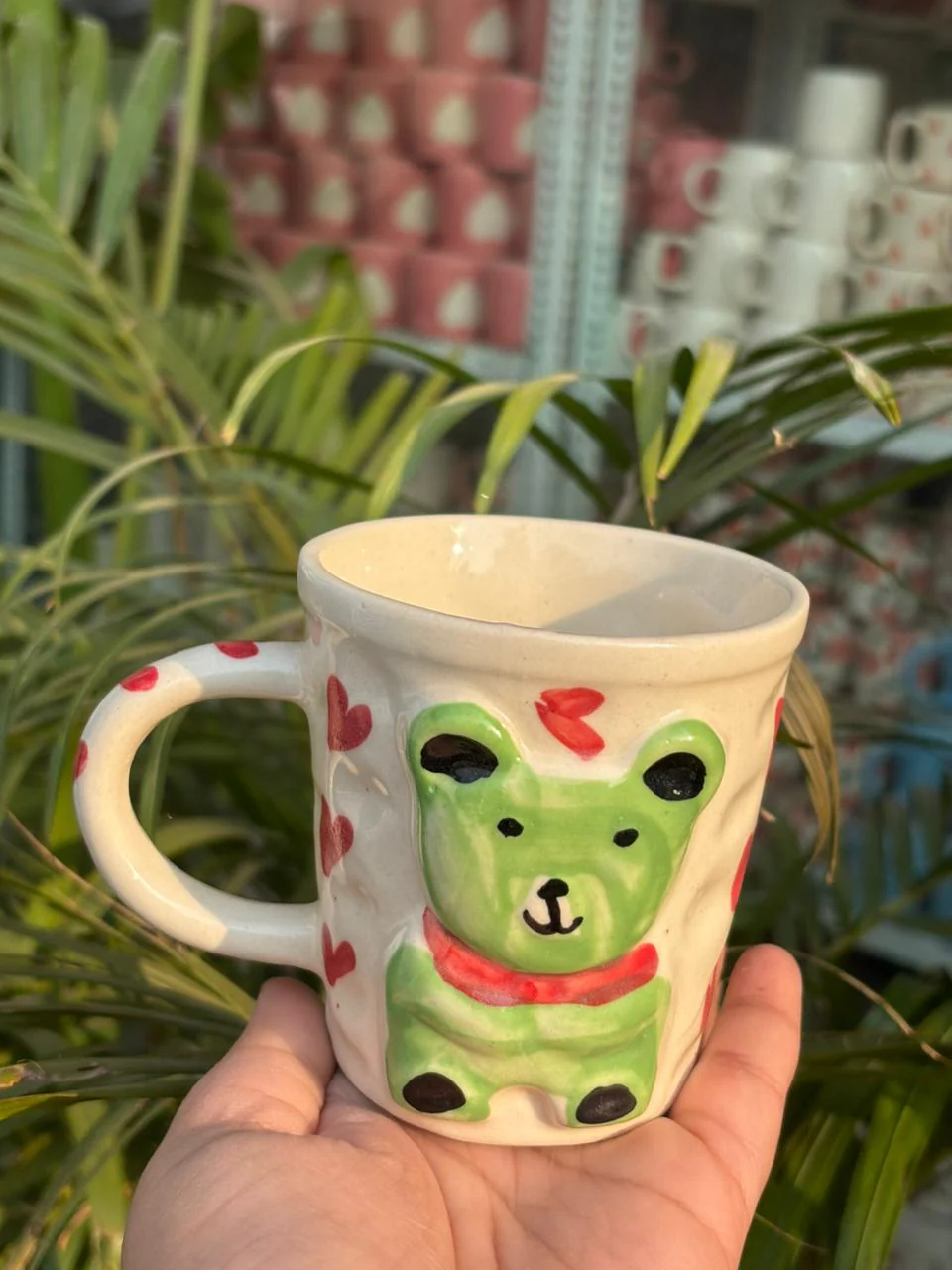 Green Teddy Hugs Mug - Image 2