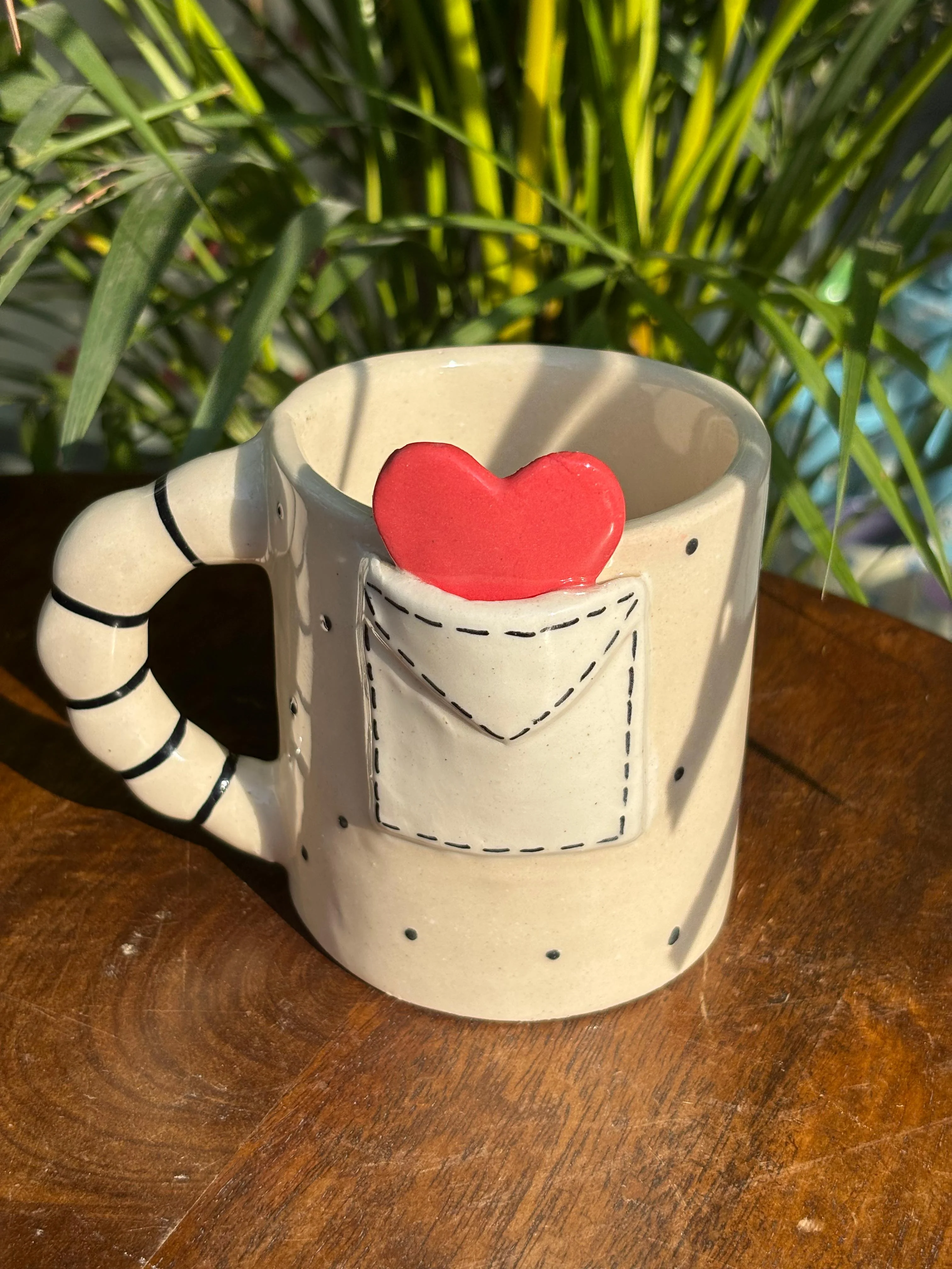 Heart in a Pocket Coffee Mug - Image 4