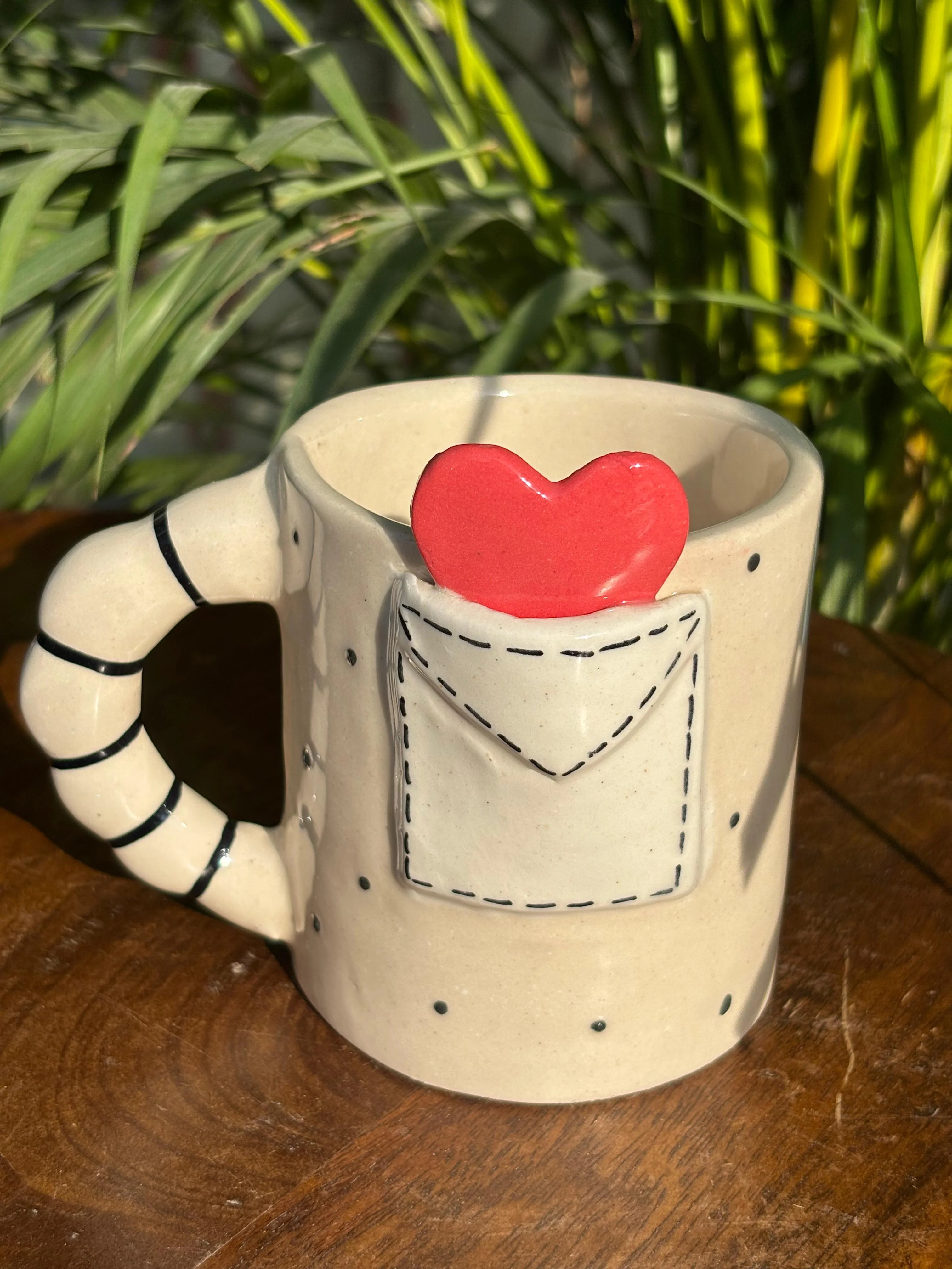 Heart in a Pocket Coffee Mug - Image 6