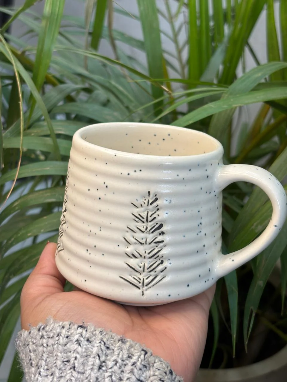 Merry Tree White Coffee Mug - Image 2