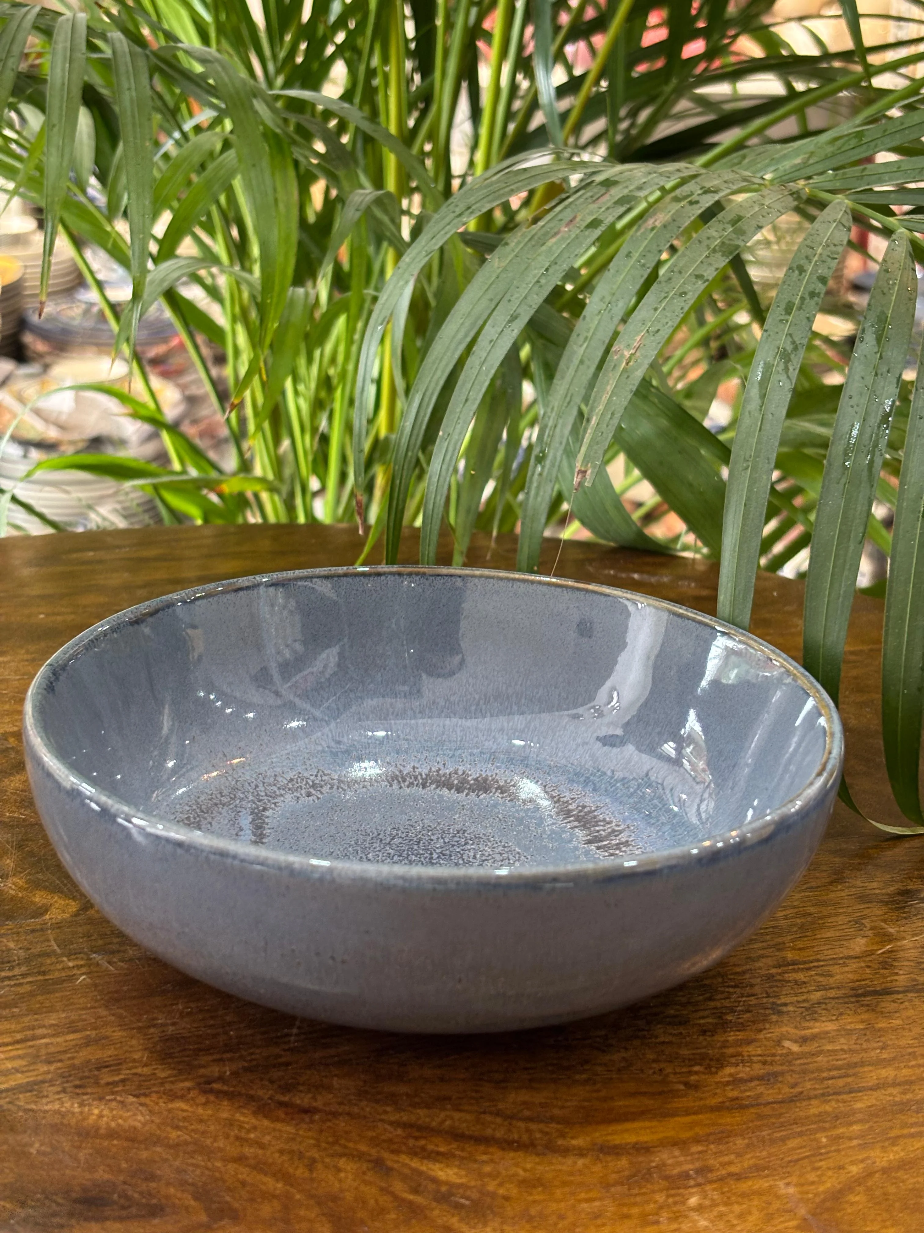 Metallic Blue Glaze Dinner Set (Set of 20) - Image 7