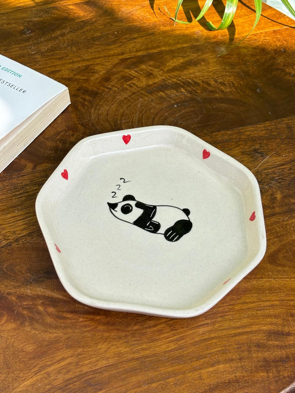 Panda Dreams Snack Plate (Big) (Set of 2) - Image 2