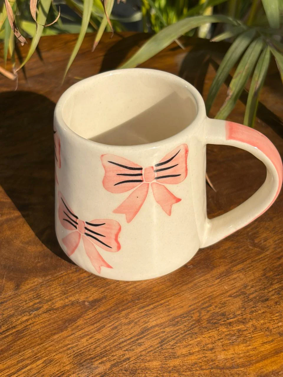 Pretty in Pink Bow Mug - Image 3