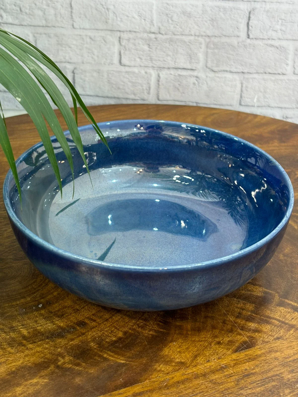 Blue Glaze Dinner Set (Set of 7) - Image 6