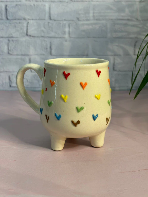 Multi-heart Leg Coffee Mug - Image 2