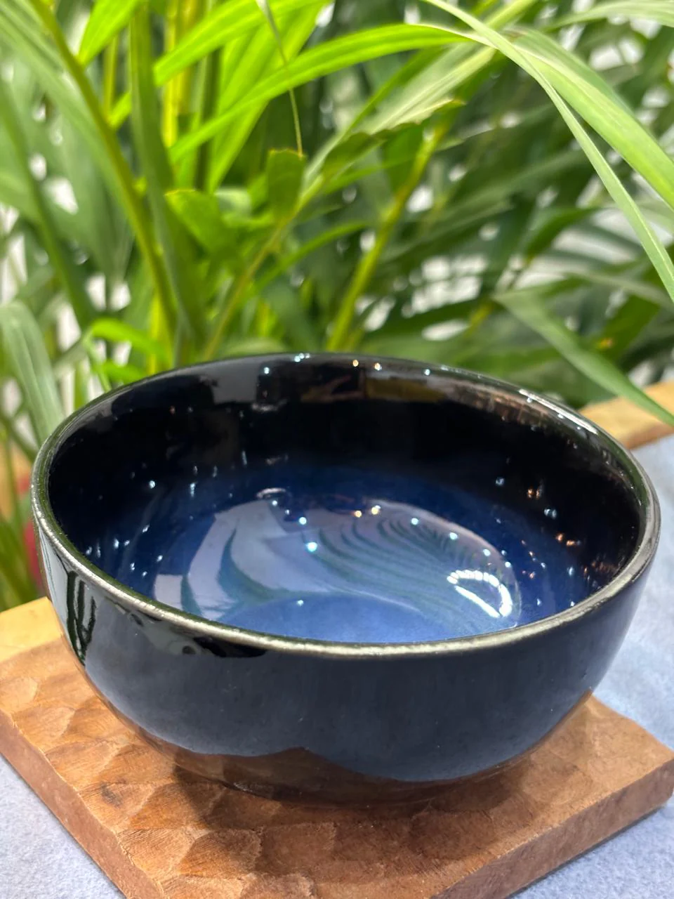 Blue & Black Glaze Dinner Set (Set of 3) - Image 3