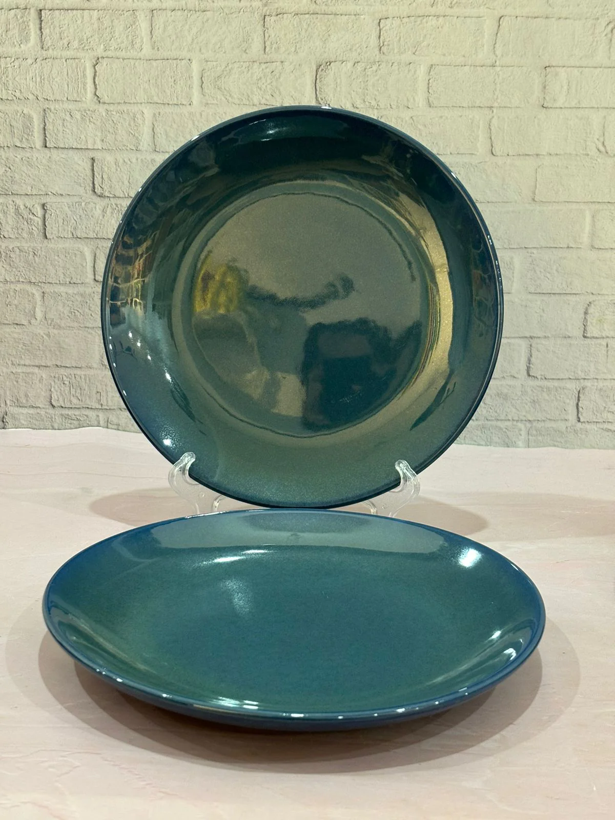 Blue Glaze Dinner Set (Set of 3) - Image 2