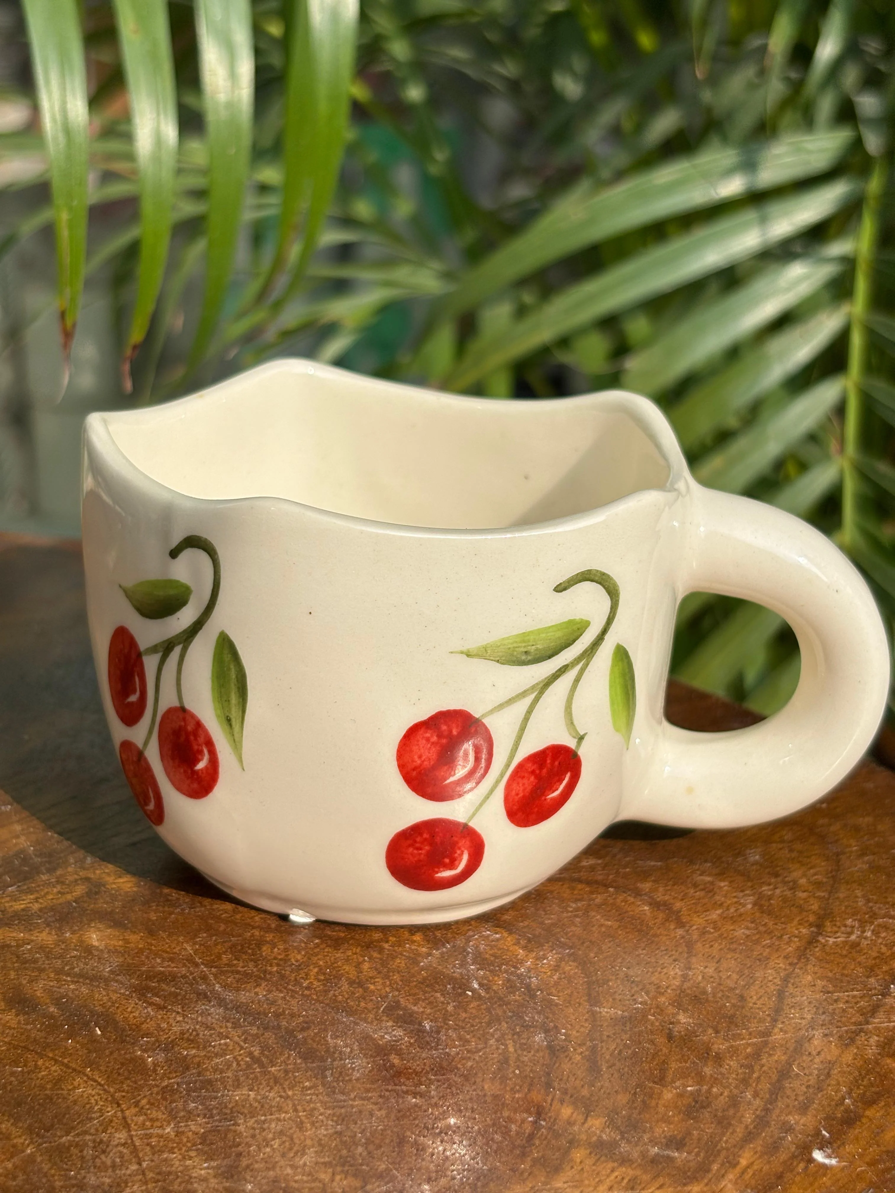 Red Cherry Pinterest Coffee Mug - Image 2
