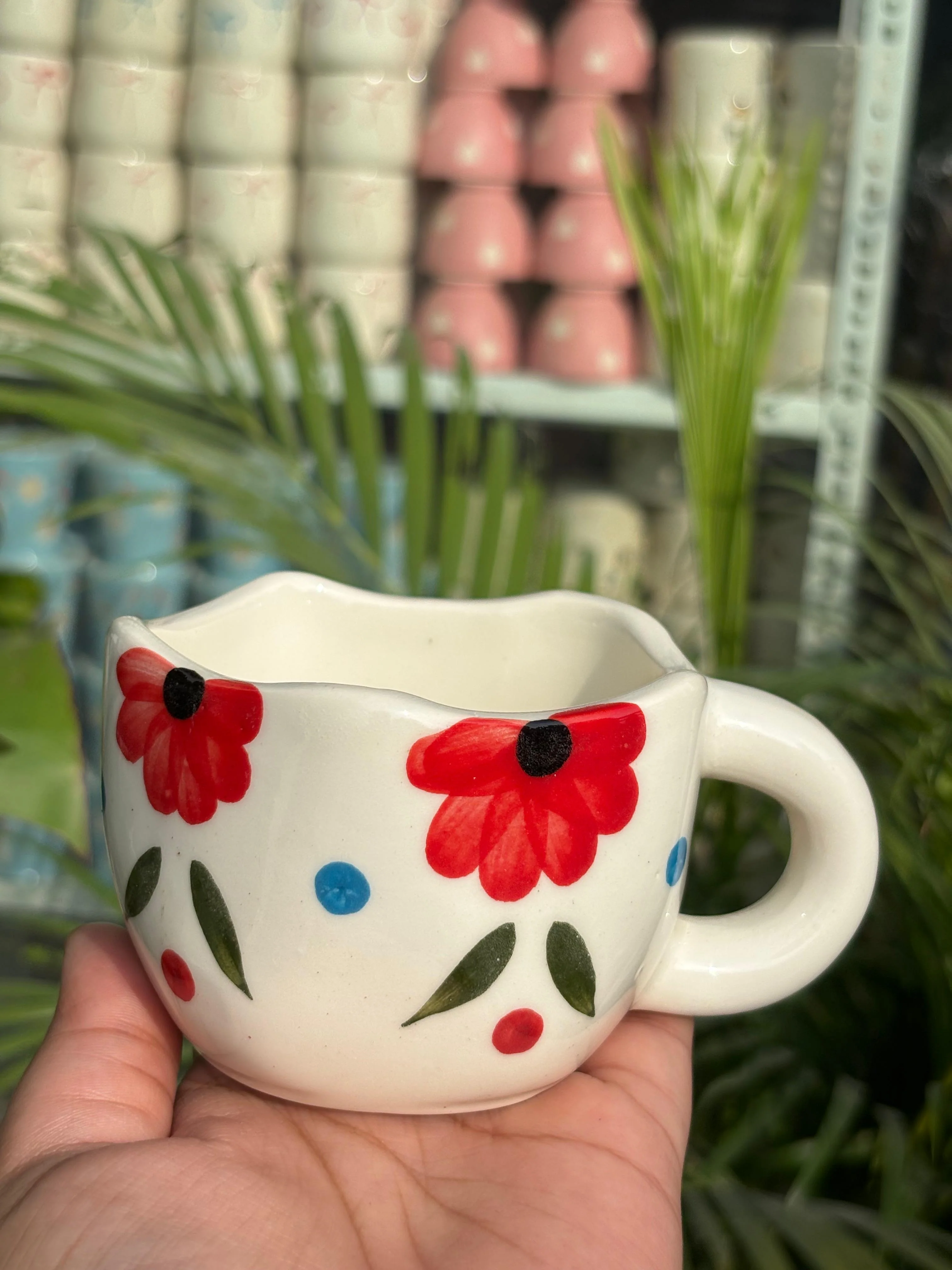 Red Daisy Delight Coffee Mug - Image 2