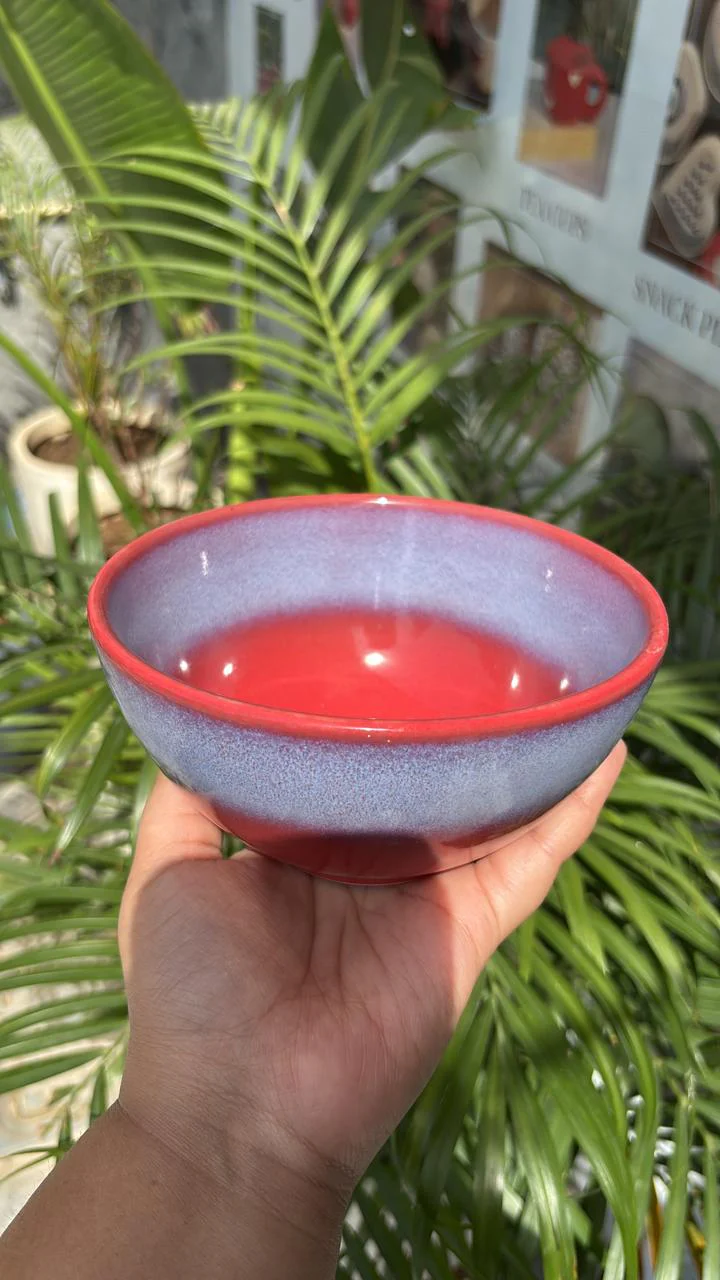 Red Serving Bowl