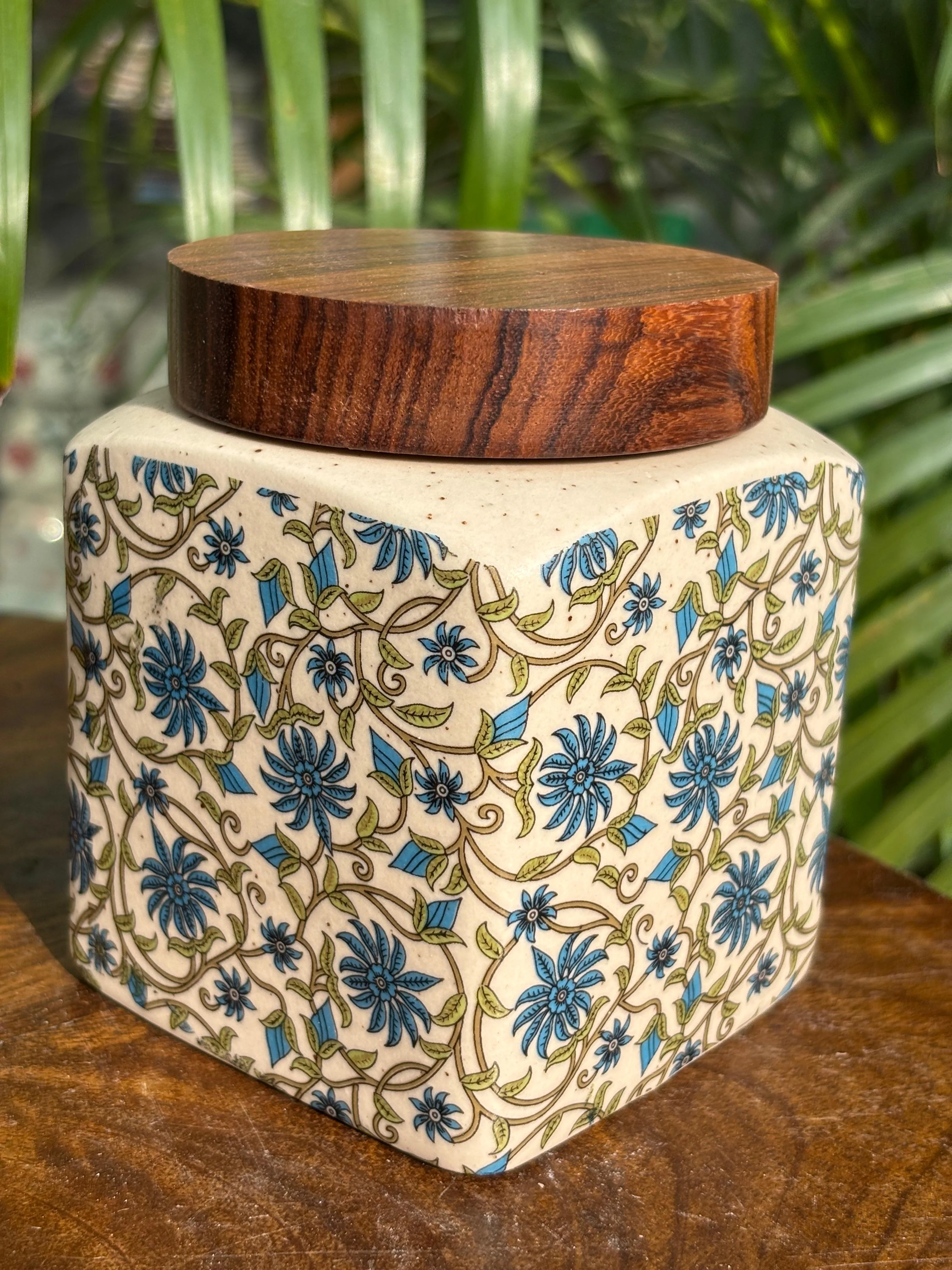 Royal Bloom Decal Print Air-tight Jar - Image 2