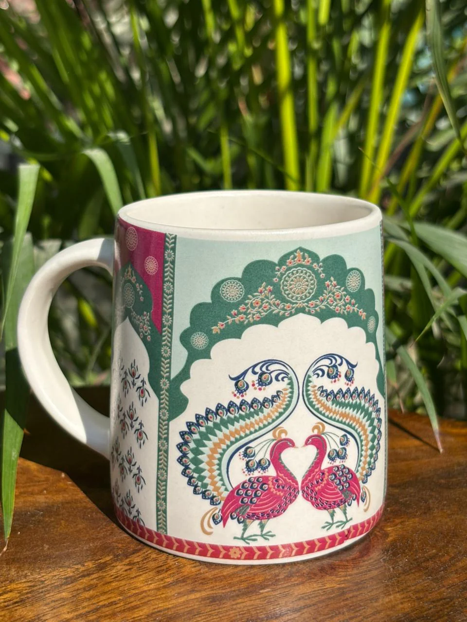 Royal Mayura Coffee Mugs (Set of 2)