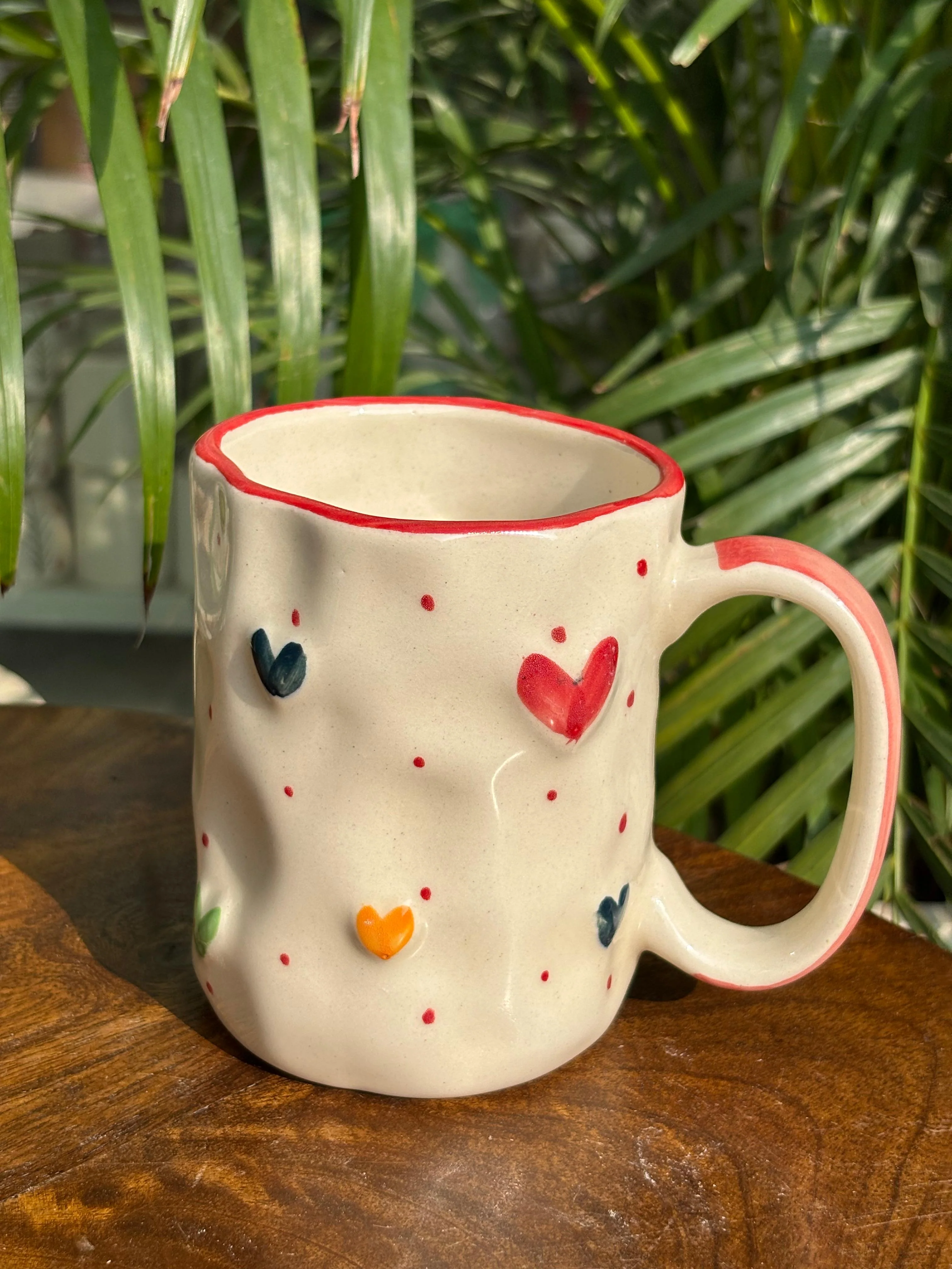 Sprinkle of Hearts Heart Coffee Mug