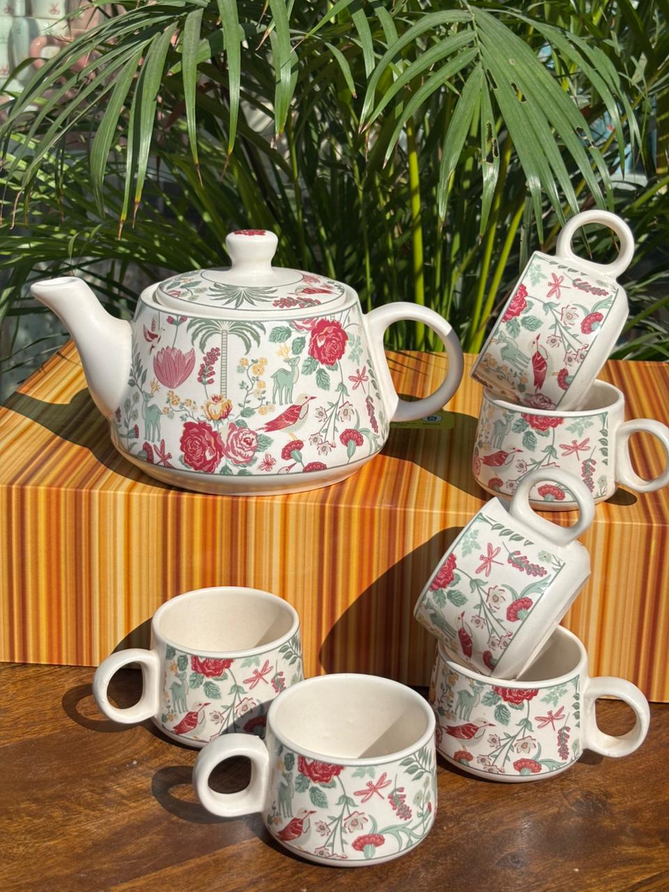 The Queen's Regalia Blossom Kettle Set (Set of 7) - Image 3