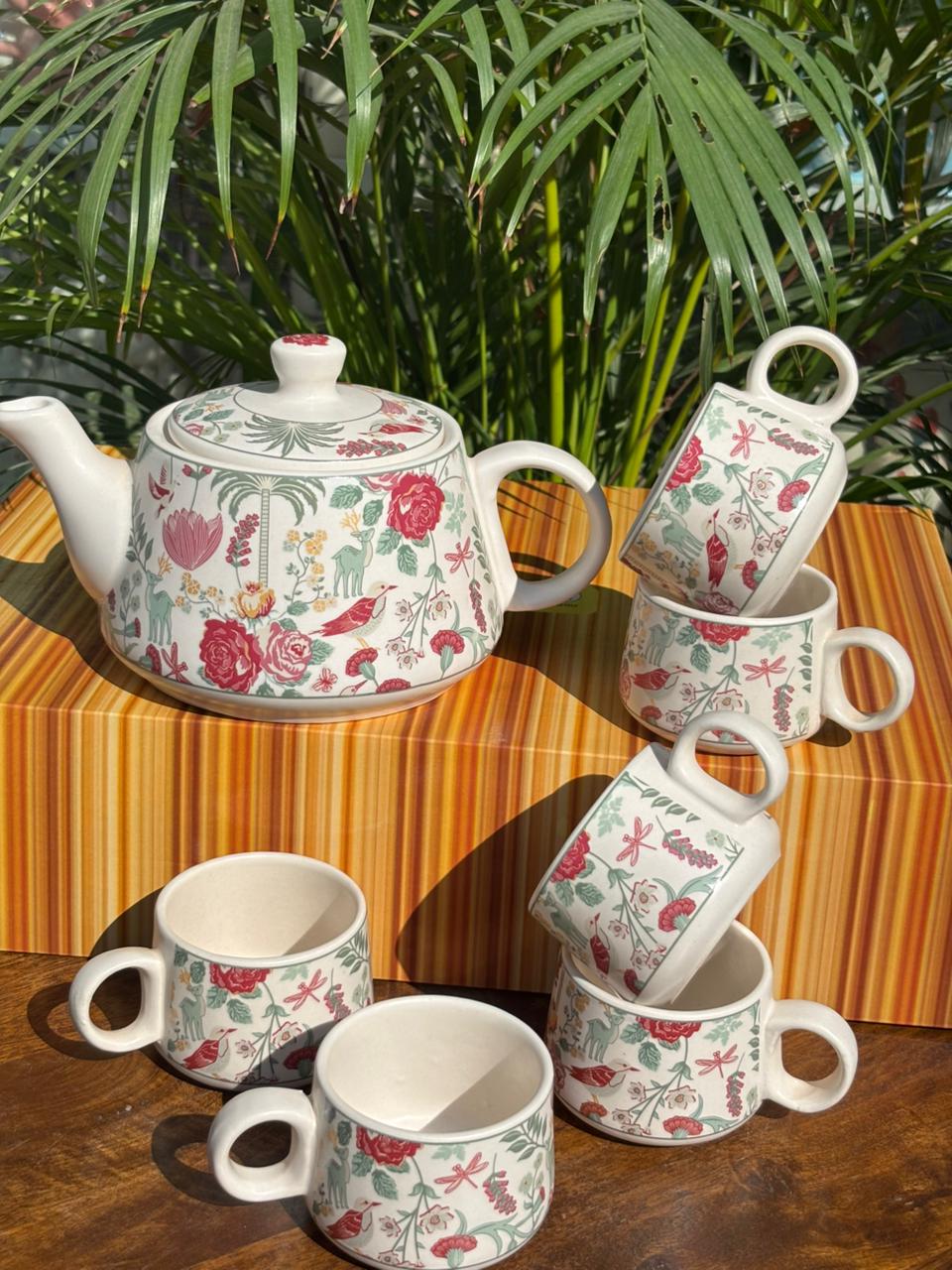 The Queen's Regalia Blossom Kettle Set (Set of 7) - Image 6