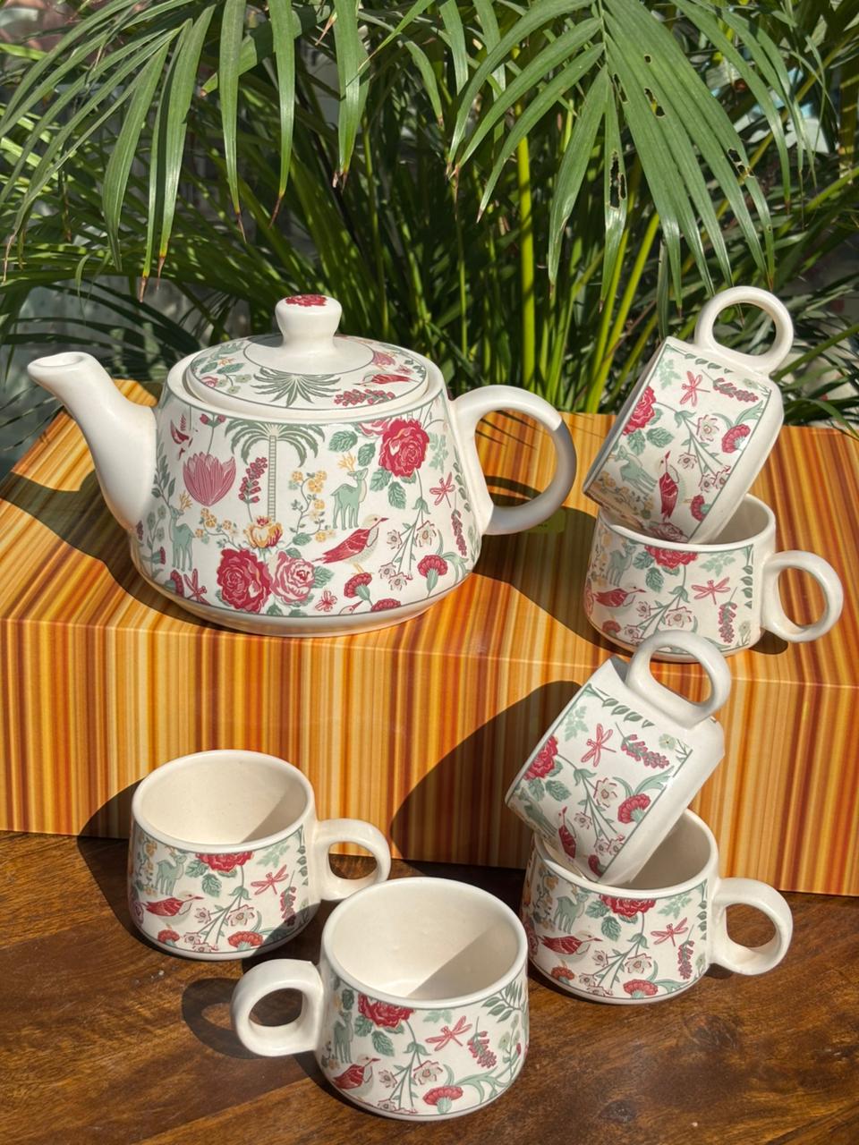 The Queen's Regalia Blossom Kettle Set (Set of 7) - Image 7